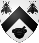 Blason ville fr Villebon-sur-Yvette (Essonne)